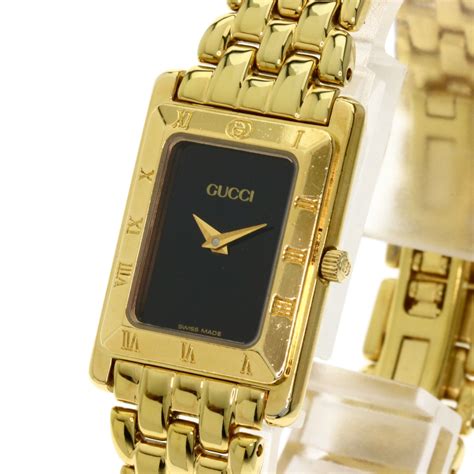 gucci mens watches square face|Gucci gold women's watch.